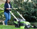 60V 25″ Cordless Battery Self-Propelled Mower Combo Kit, Blower: (2) 4.0 Ah Batteries and Dual-Port Charger - Image 3