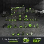 60V 25″ Cordless Battery Dual Blade Self-Propelled Lawn Mower w/ Two (2) 4.0Ah Batteries & Dual-Port Charger - Image 14