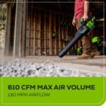 60V 25″ SP Mower 3PC Combo Kit, 16″ String Trimmer and 610CFM Blower - Image 8