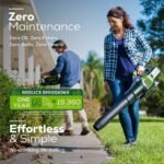 60V 25″ Cordless Battery Self-Propelled Mower Combo Kit, Blower: (2) 4.0 Ah Batteries and Dual-Port Charger - Image 8