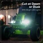 60V 42″ Cordless Battery CrossoverT Riding Lawn Mower: (6) 8.0 Ah Batteries and (3) Dual-Port Turbo Chargers - Image 21