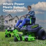 60V 42” Electric CrossoverZ Zero Turn Mower with (6) 8 Ah Batteries and (3) Dual Port Turbo Chargers - Image 16