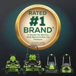 60V 42″ Cordless Battery CrossoverT Riding Lawn Mower: (6) 8.0 Ah Batteries and (3) Dual-Port Turbo Chargers - Image 4