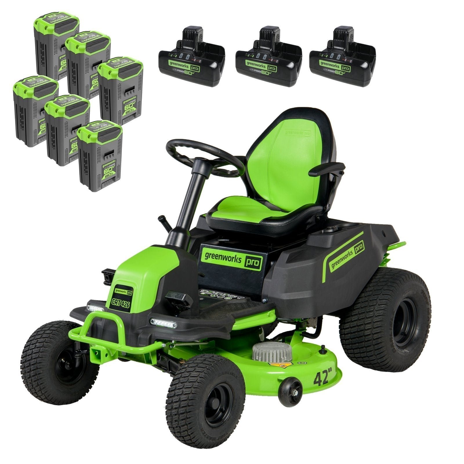 ATFWMKit-1_106cd993-b11b-4d18-8da5-3593037e62e8-1.jpg 60V 42″ Cordless Battery CrossoverT Riding Lawn Mower: (6) 8.0 Ah Batteries and (3) Dual-Port Turbo Chargers - Image 1