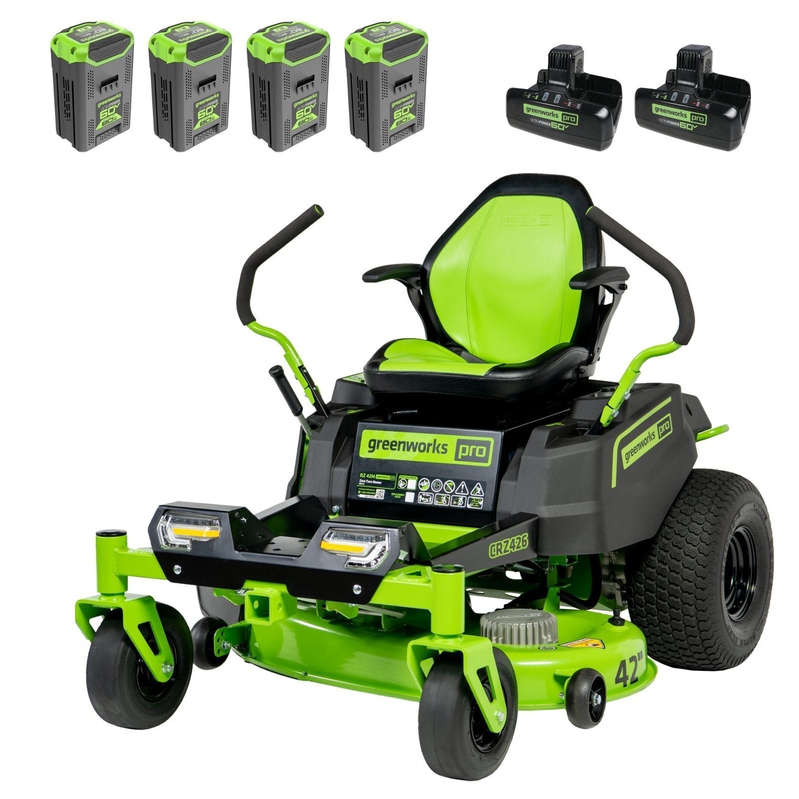 ATFWMKit-1_b649910c-a7a7-418a-890f-c7ae3fd34aad.jpg 60V 42″ Electric CrossoverZ Zero Turn Mower with (4) 8 Ah Batteries and (2) Dual-Port Turbo Chargers - Image 1