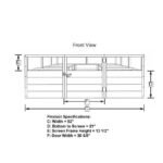 Cedar Complete Raised Garden Bed Kit with Greenhouse Cover 8′ x 12′ - Image 26